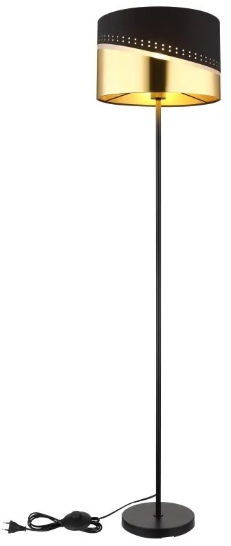 Lampadar/Lampa de podea moderna OR negru/auriu