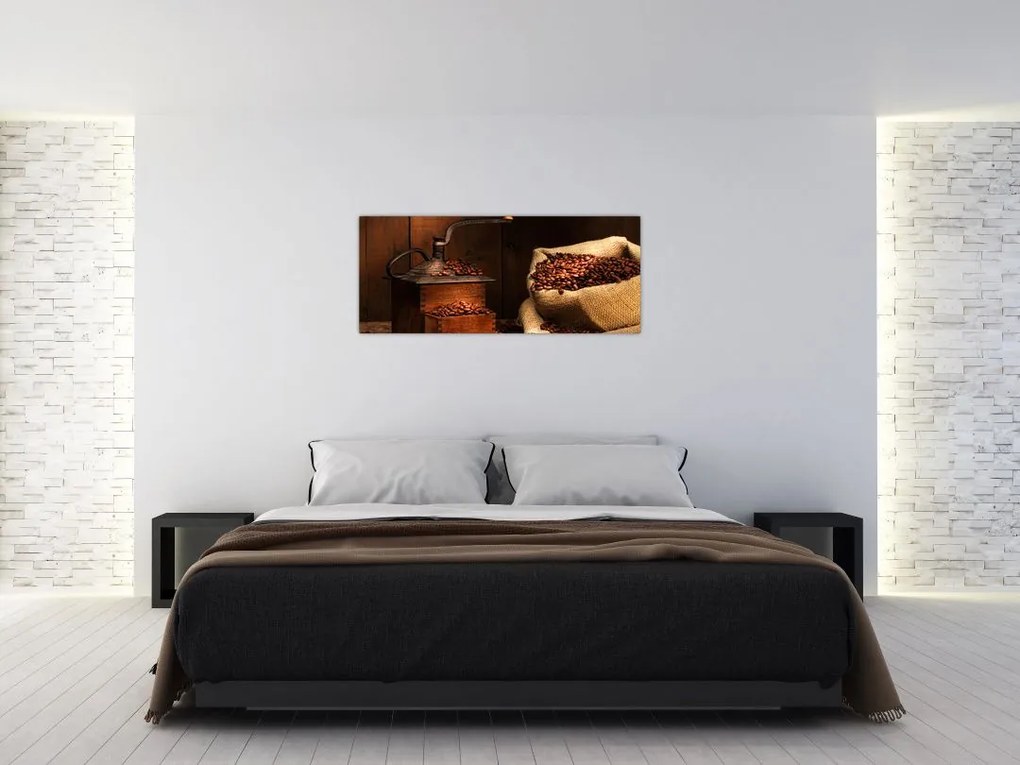 Tablou cu cafea (120x50 cm)