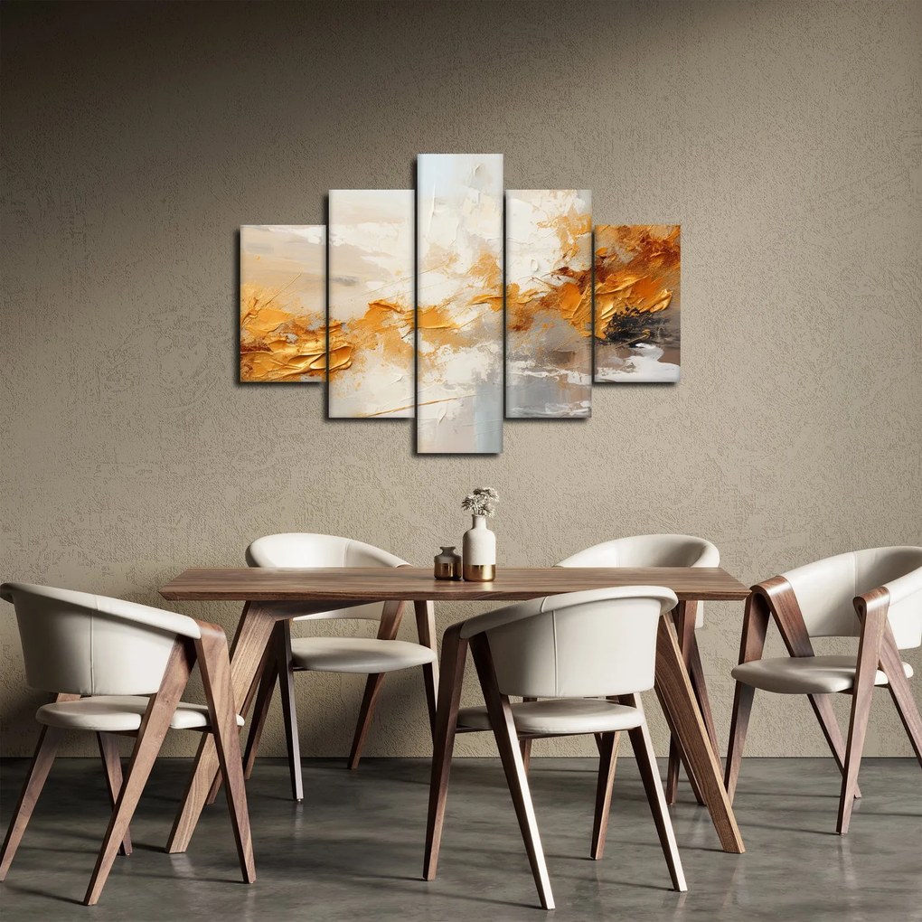 Tablou - Textura aurie (150x105 cm)