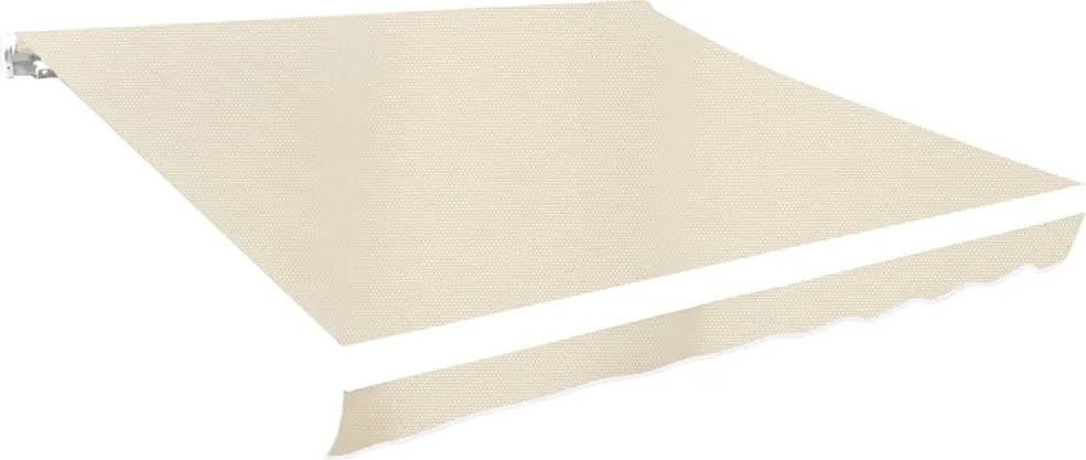 vidaXL Pânză de copertină, crem, 6 x 3 m, (cadrul nu este inclus)