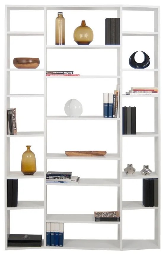Bibliotecă albă 144x224 cm Valsa – TemaHome