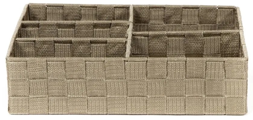 Organizator Compactor pentru accesorii TEX32 x 25 x 8 cm, taupe