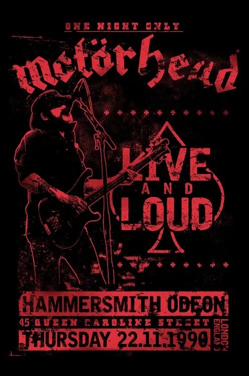 Poster Motorhead - Live and Loud, (61 x 91.5 cm)