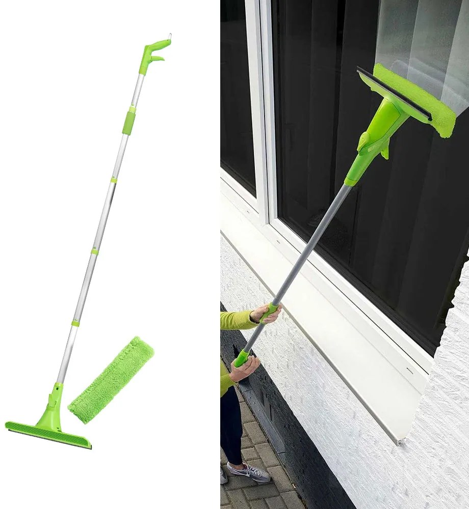 Spălător de geamuri și feronerie cu pulverizator