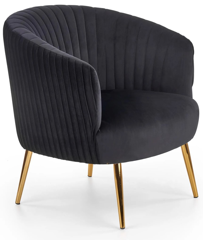Fotoliu Carmina (negru). Promo -6%. 1008014