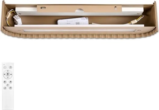 Brilagi - Aplică LED de perete dimabilă FALCON MODERN LED/14W/230V 40 cm bej +cu telecomandă