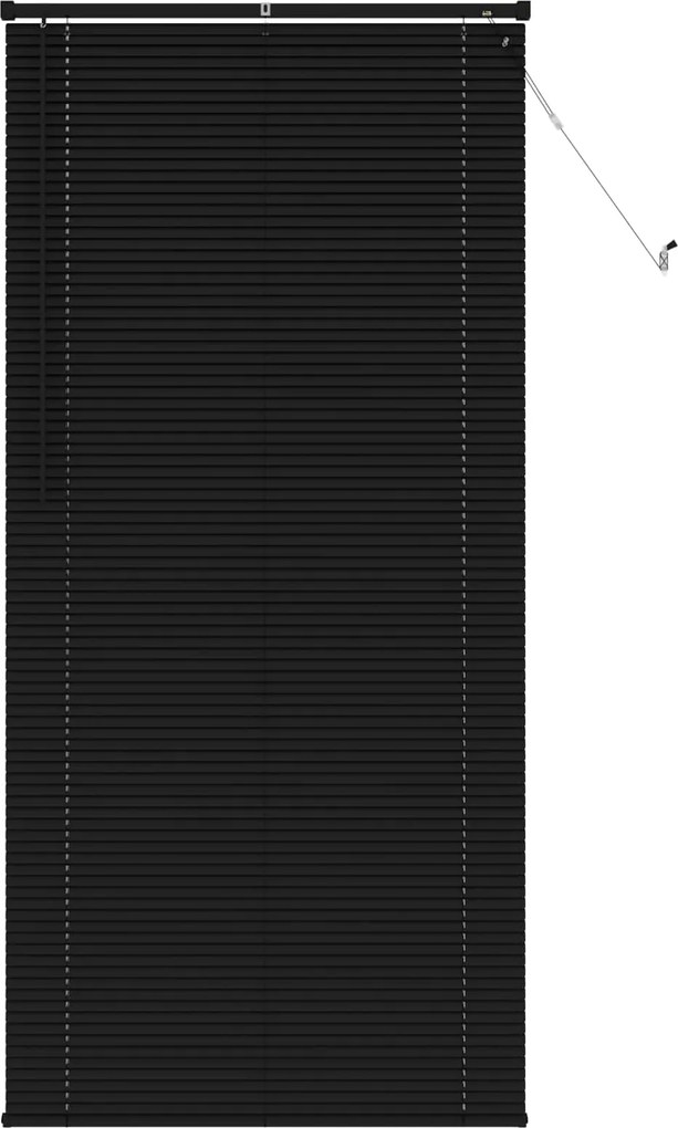 vidaXL Jaluzea venetiană Manual Ajustabil Negru 213 x 70 cm PVC