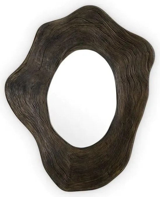 Oglinda decorativa design LUX Pavona bronz