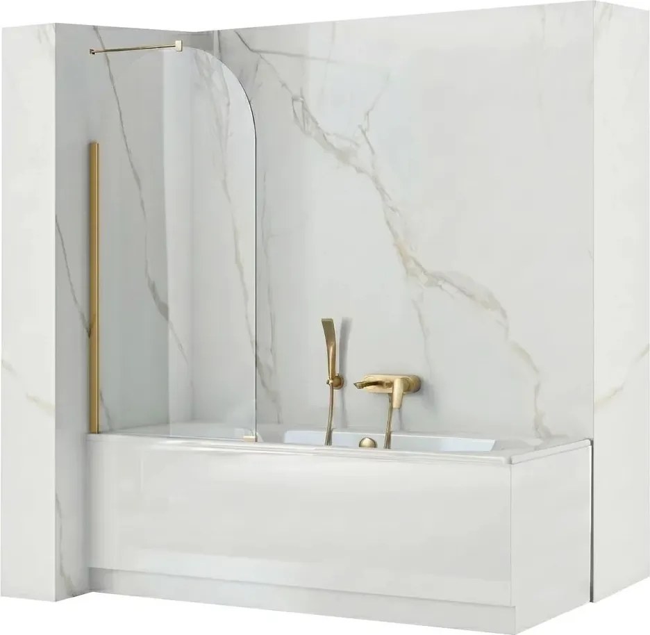 Paravan de cada fix Rea Travis auriu periat 80x140 cm