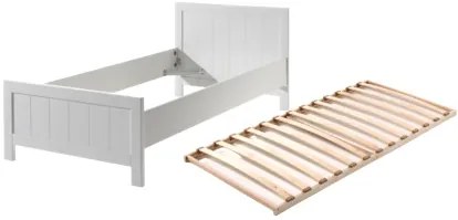 Pat pentru copii Individual ERIK 90x200 cm, Alb – Vipack