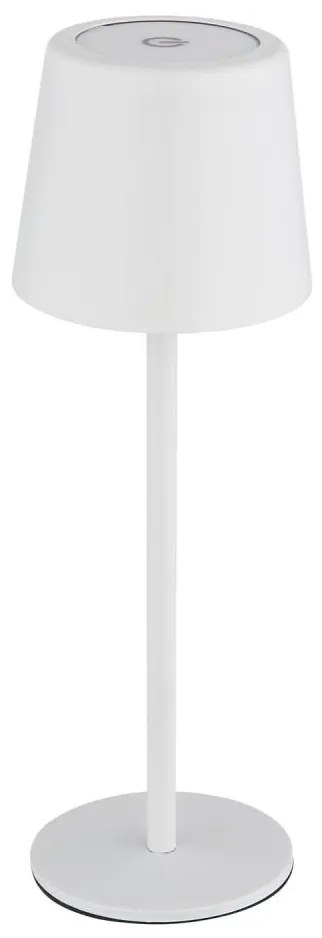 Globo 58482W-LED lampă birou LED 2W/5V 2200mAh IP44 albă, încărcare touch