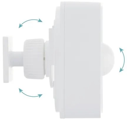 Eglo 33236 - Senzor de mișcare pentru exterior CONNECT SENSOR, alimentare 3xAA, rază de detecție 12 m, alb, IP44