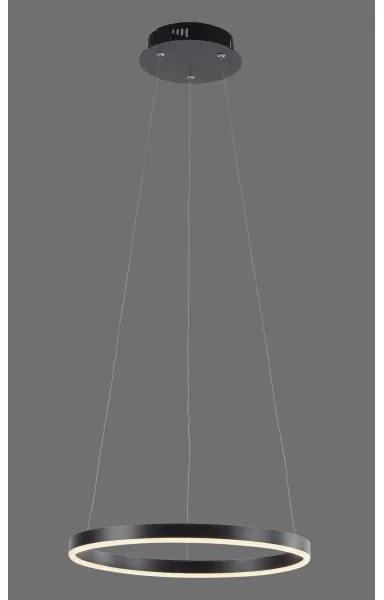 Leuchten Direkt 15393-13-LED Lustr LED RITUS 20W 230V negru dimabil