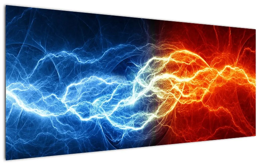 Tablou cu tensiunea de curent (120x50 cm)