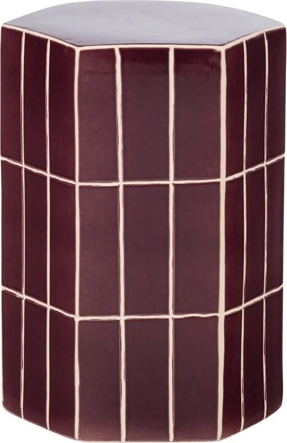 Măsuță auxiliară din ceramică 26x30 cm Plu – WOOOD