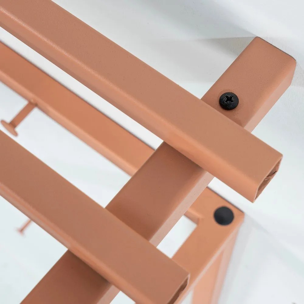 Cuier de perete somon cu raft din metal 76 cm Rizzoli – Spinder Design