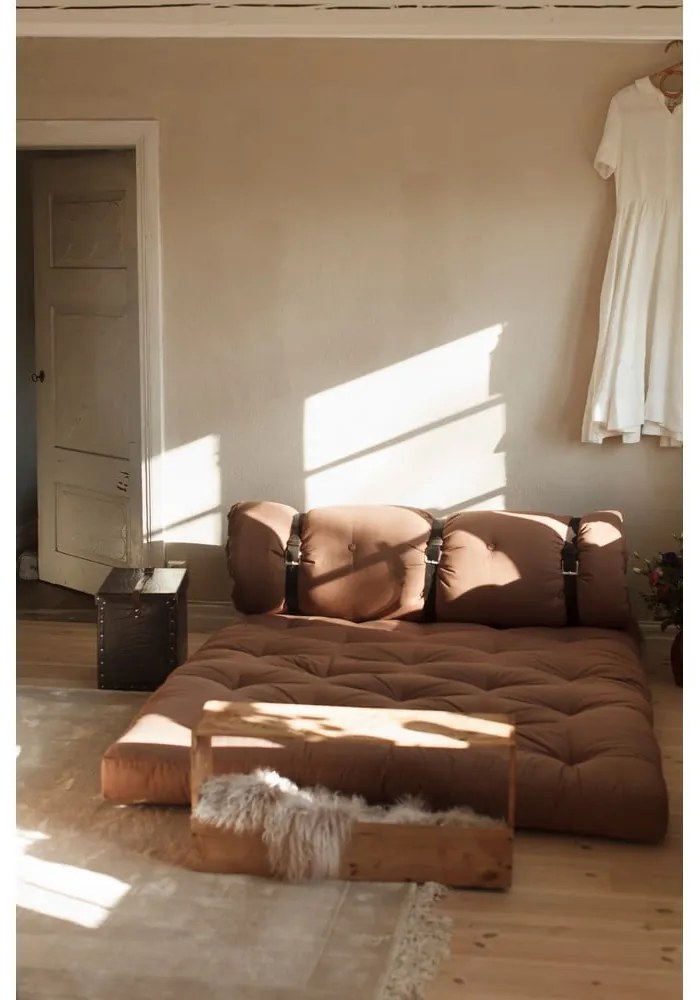 Canapea variabilă Karup Design Buckle Up Dark Grey