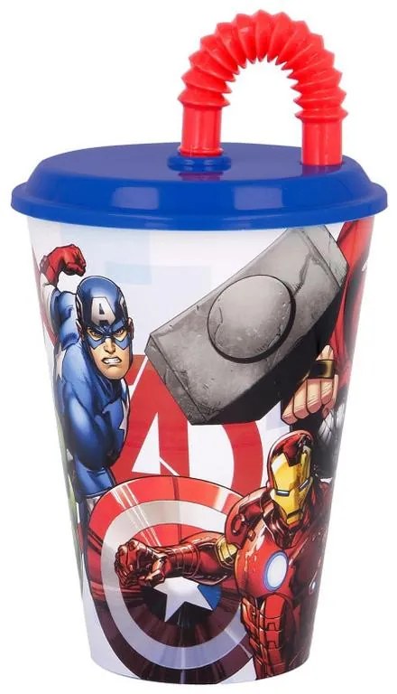 Avengers Pahar cu pai Rolling Thunder, plastic 430 ml