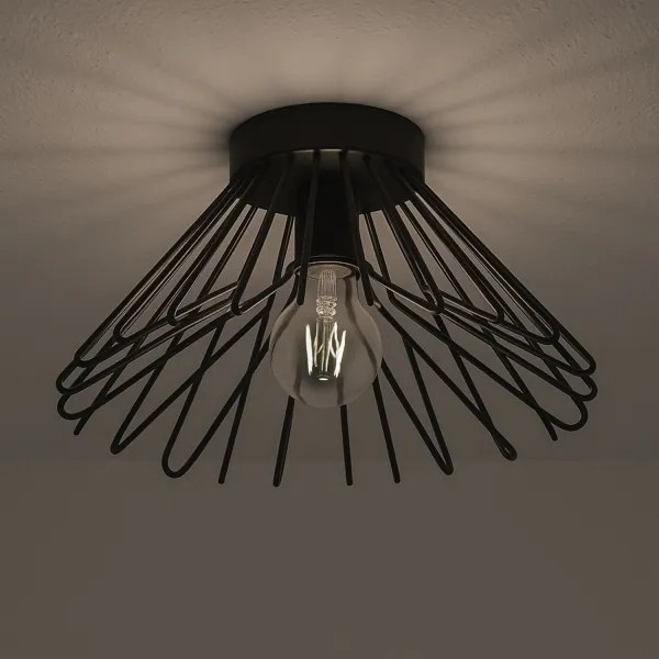 Plafonieră ONLI DUCCIO 1xE27/22W/230V d. 30 cm negru