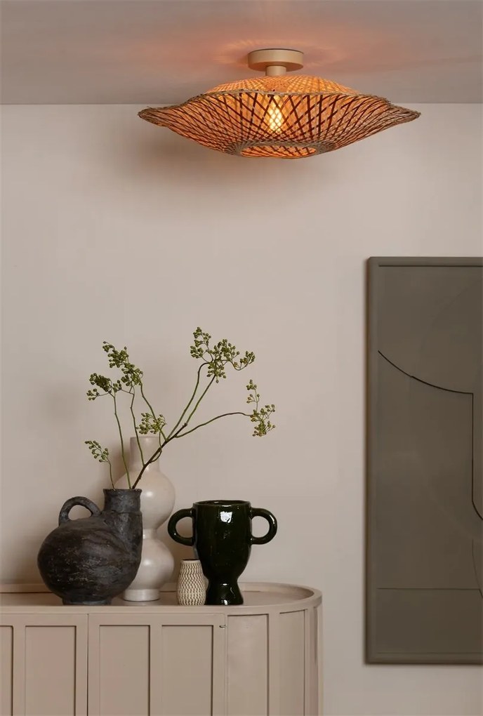 Plafoniera Eco, Bambus, Madura nat/brown, M
