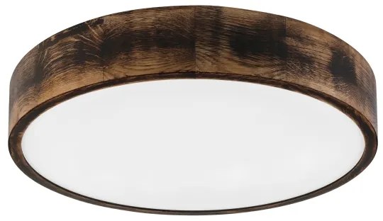 Brilagi - Plafonieră LED CARVALHO SMOKEY 36W/230V, stejar, Ø 47,5 cm