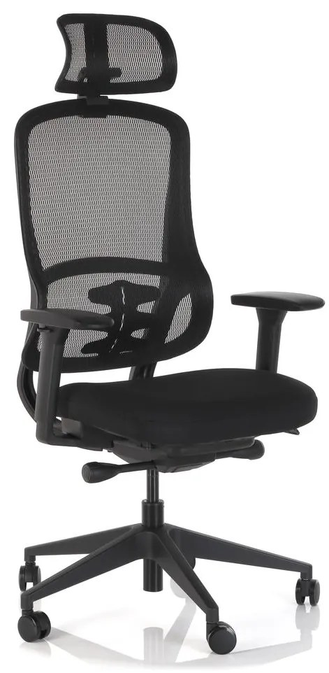 Scaun de birou Fiero, negru