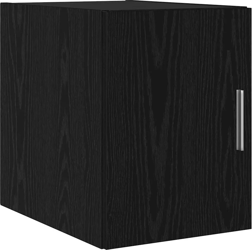 vidaXL Dulap montat pe perete Stejar Negru 30 x 42.5 x 39.5 cm