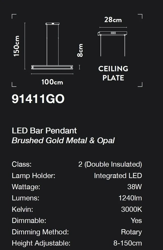 Lustra LED suspendata design modern Belle