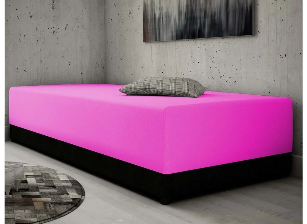 Supermobel Canapea KOLO, 200x80x40, dubai/negru