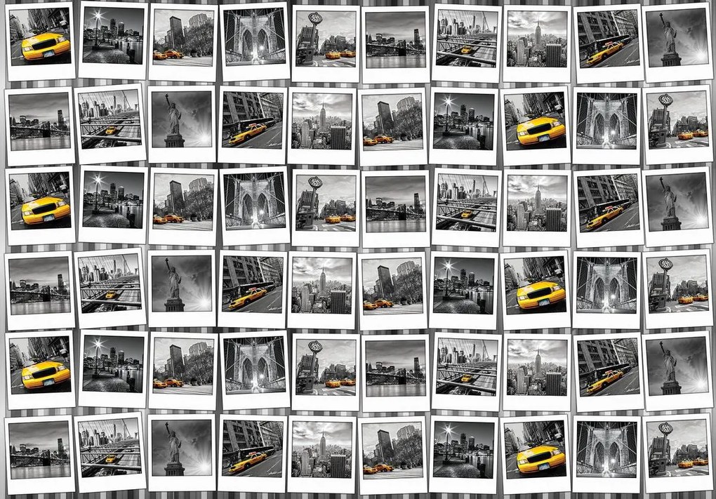 Fototapet - Fotografii din New York (254x184 cm)
