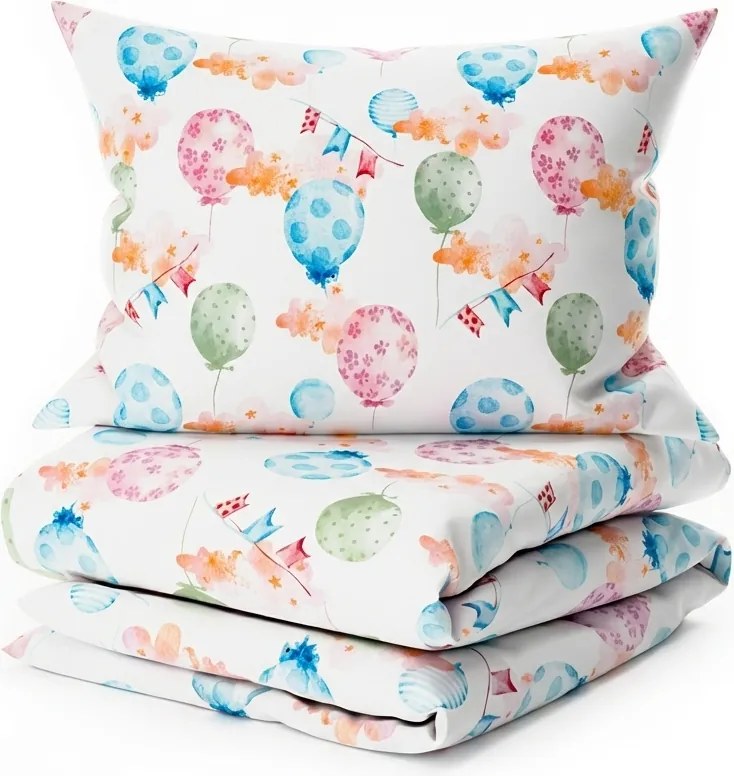 Lenjerie de pat din crep pentru patut Renforcé BALUNEA albă Dimensiune lenjerie de pat: 45 x 65 cm | 90 x 140 cm