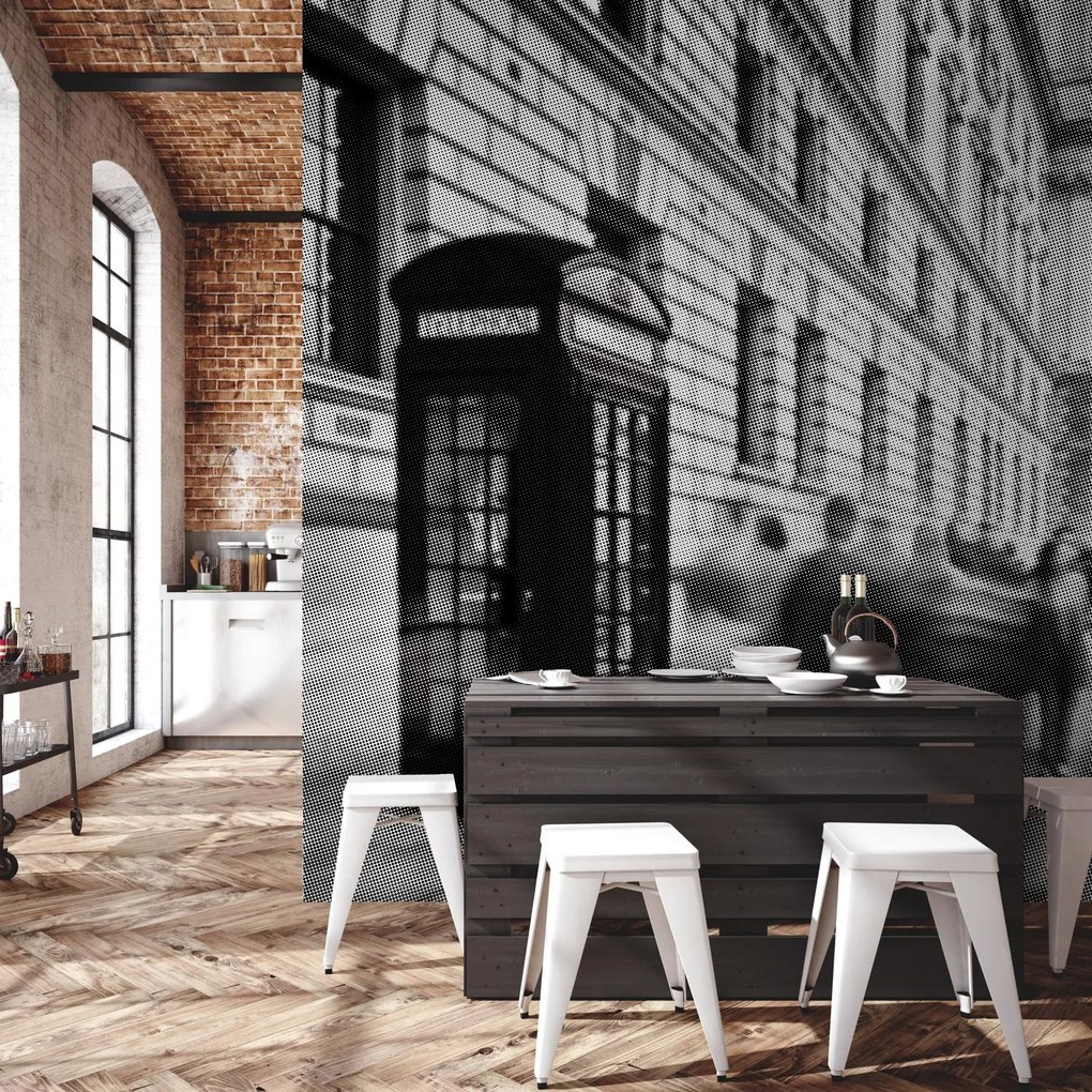 Fototapet - Orașul Halftone (147x102 cm)