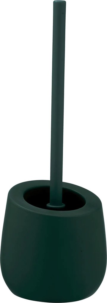 Perie WC cu suport BADI, Gri, 38x13,5x13,5, Wenko