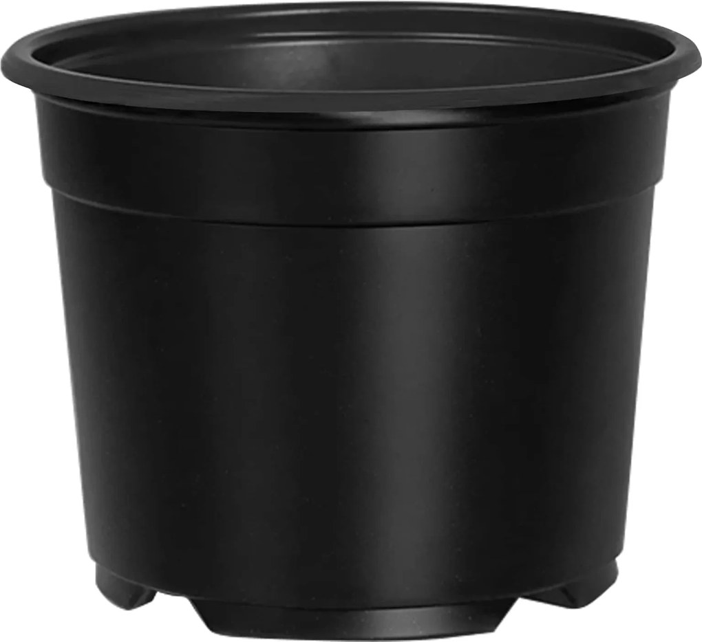 vidaXL Vaza pentru flori 100 pcs Negru Ø 15 x 12.5 cm Plastic