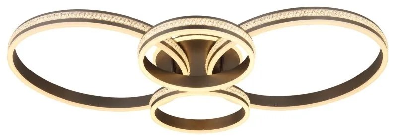 Plafoniera LED CCT GROUNI aluminiu titan mat