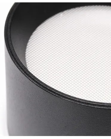 LED2 - Spot LED ZETA ON, 8W, 230V, 3000/3500/4000K, Ø 9 cm, negru