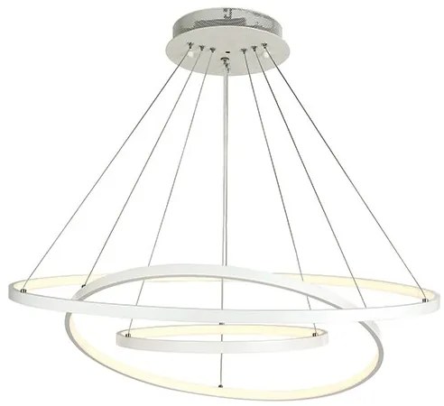 Lustra design modern circular cu 3 inele LED ROTUNDA