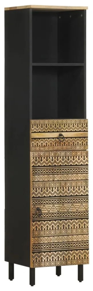 vidaXL Dulap de baie, 38x33,5x160 cm, lemn masiv de mango