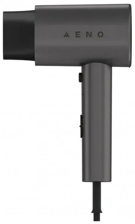 Uscator de par AENO AHD0002, 2000W, 3 trepte, Cool shot, Maner pliabil, Concentrator, Ionizare, 67 dB, Gri