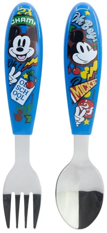 Disney Mickey True Champions set tacâmuri ergo din metal - 2 piese