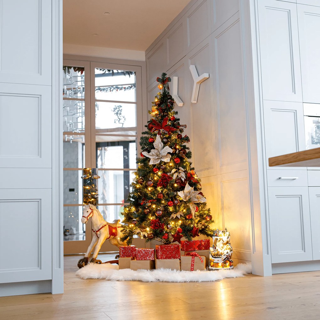 Brad cu lumini, verde, 180 cm, LED450, CHRISTMAS TIP 5