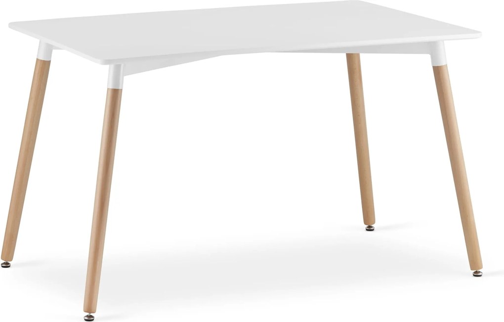 PROMOTIE Masa de dining alba ADRIA 120x80 cm calitatea II