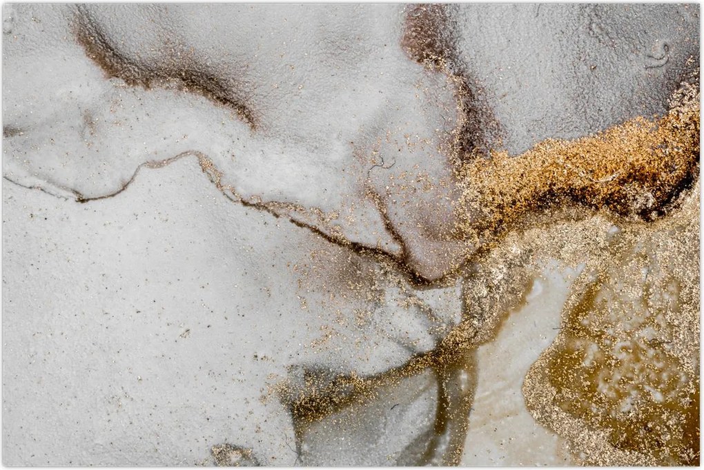 Tablou - Cerneală de marmură (90x60 cm)