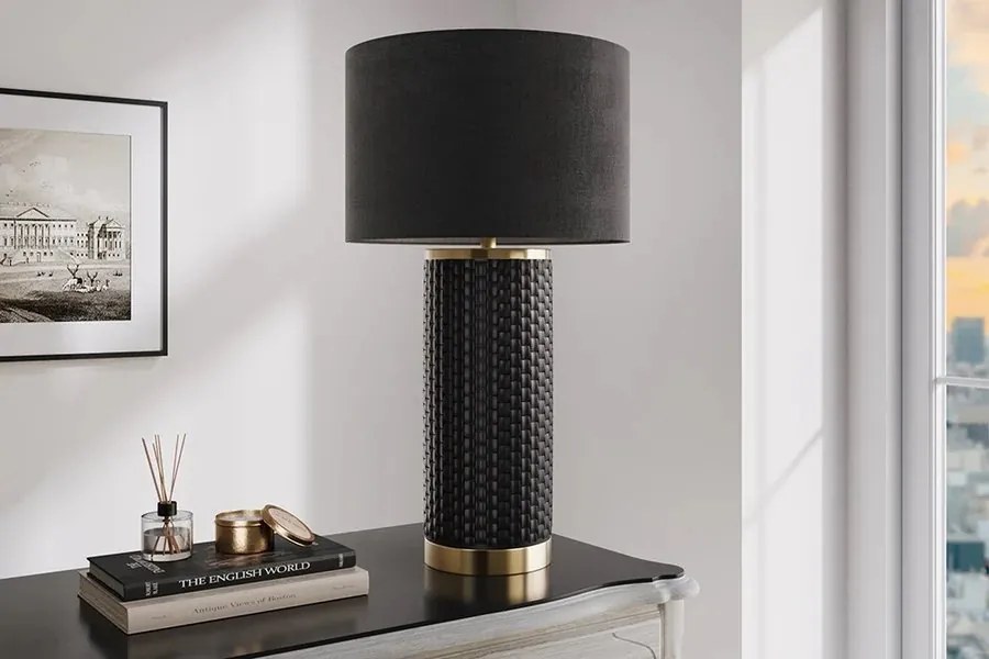 Veioza, Lampa de masa din ceramica ELEGANCIA 70cm
