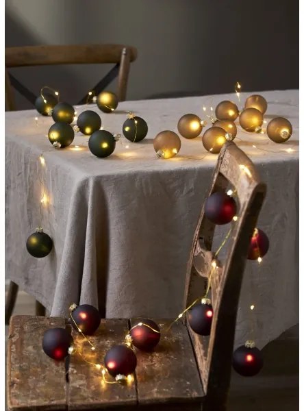 Eglo 411557 - Șir luminos BLISS 22 LED/3xAA 2,6m alb cald