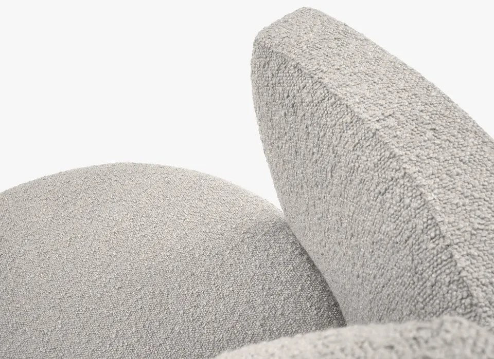 Fotoliu rotativ Bliss boucle L112 cm