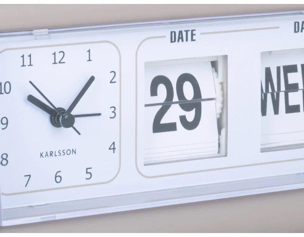 Ceas deșteptător digital Data Flip – Karlsson