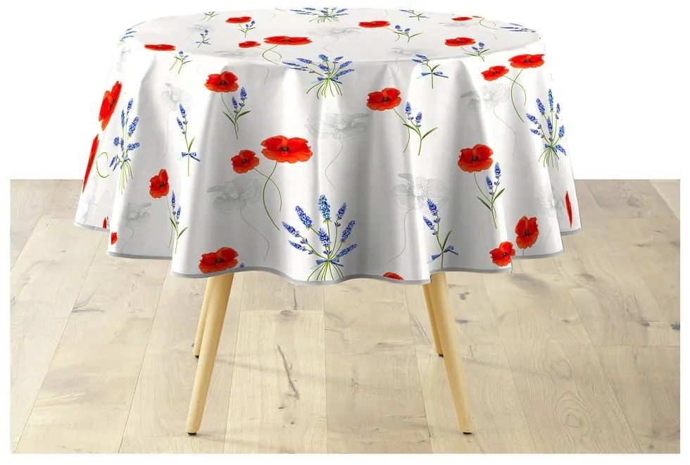 Față de masă lavabilă ø 160 cm Sisteron – douceur d'intérieur