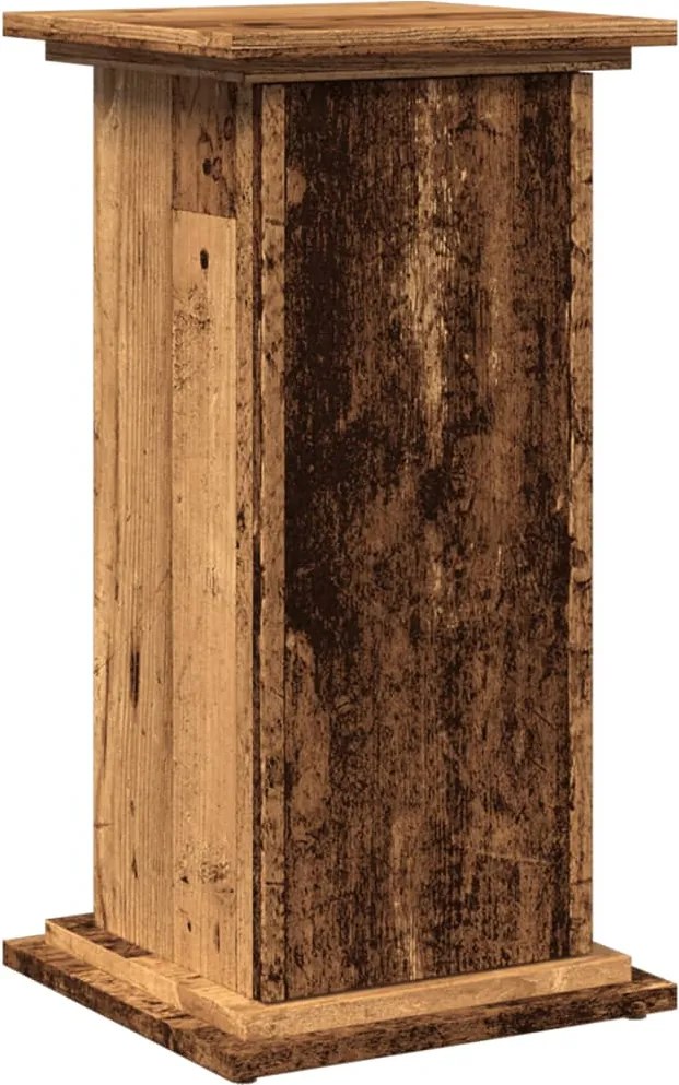 vidaXL Suport prezentare cu depozitare lemn vechi 31x30x60 cm lemn