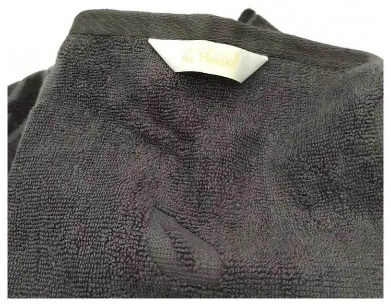 Prosop gri închis din bumbac 70x140 cm Skyline – JAHU collections